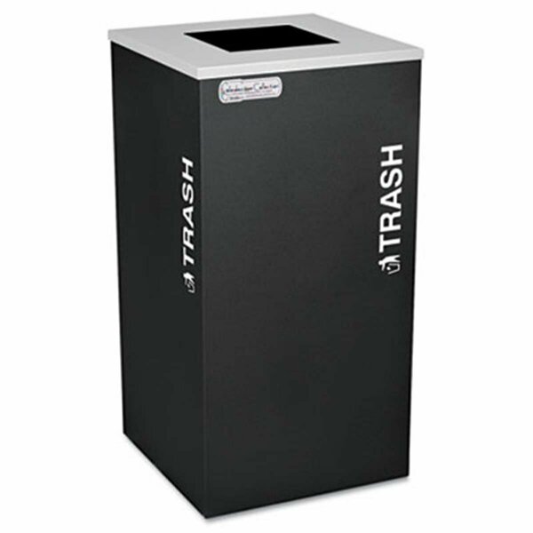 Ex-Cell Kaiser Kaleidoscope Collection Recycling Receptacle  24 gal  Black EX31285